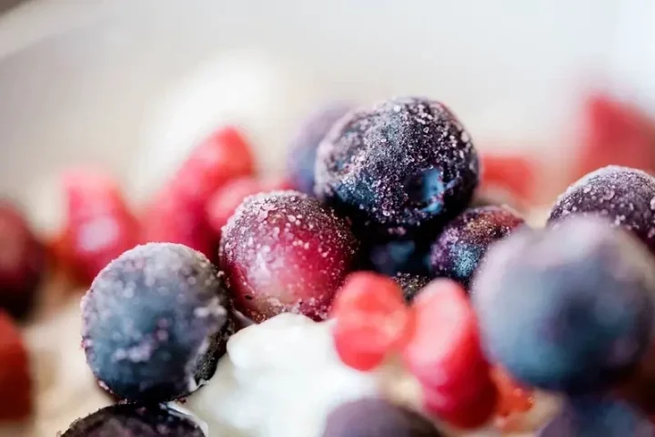 Frozen fruit offers many advantages